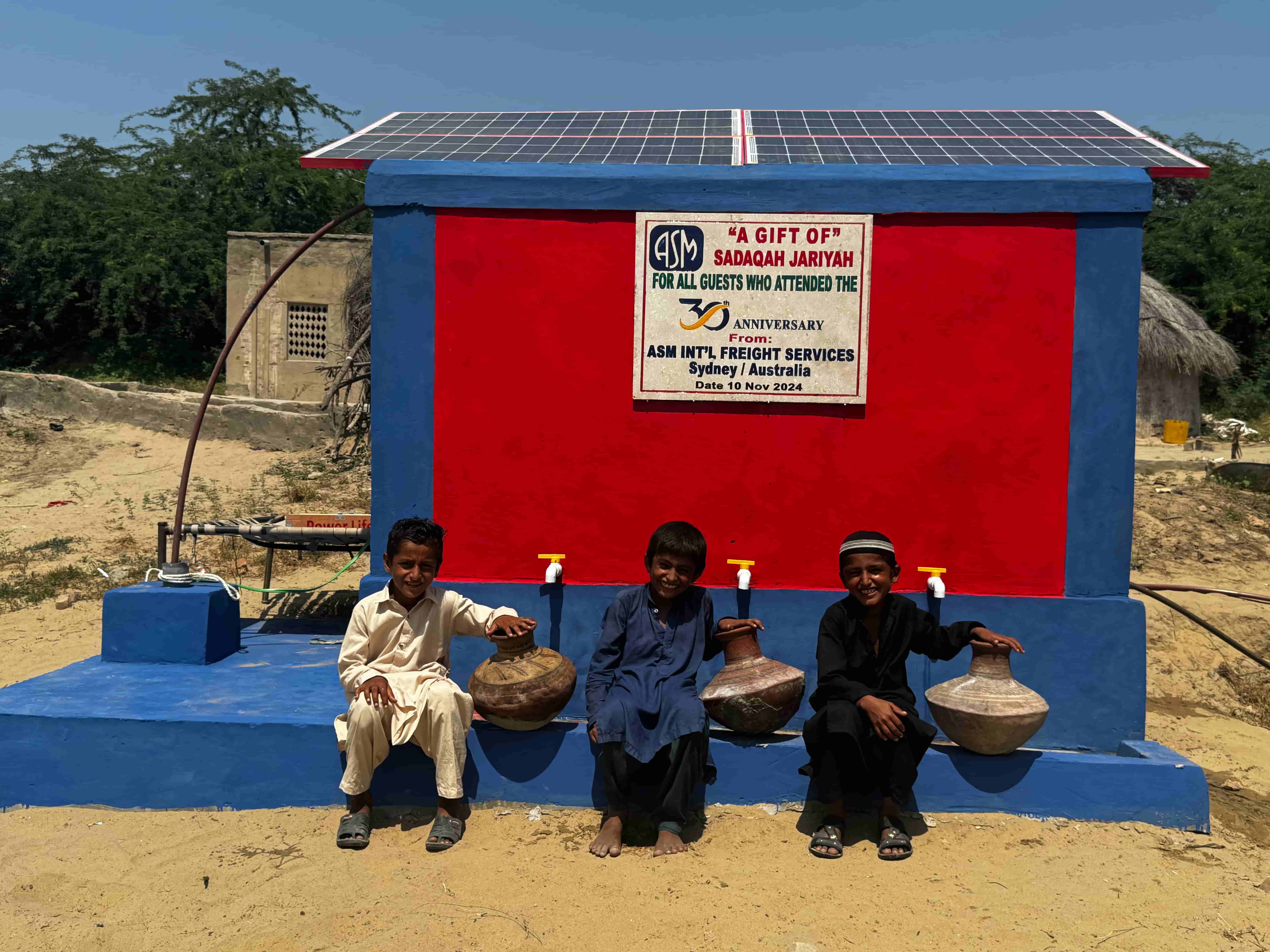 Drillcon community water project on-site
